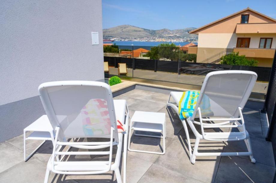 Luksusowy Z Podgrzewanym Basenem I Widokiem Na Morze Trogir